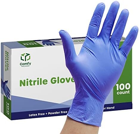 Comfy Package Nitrile Disposable Gloves - 4 mil. | Latex & R...