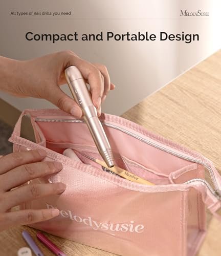 MelodySusie Electric Nail Drill Machine,PC120I Portable Elec...