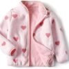 Toddler Fleece Jacket Lightweight Hooded Warm Winter Coats f...