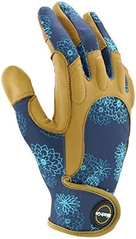 Miracle-Gro MG86213/WML Premium Goatskin Padded Palm Gloves
