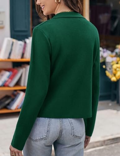 GRACE KARIN Women Sweater Blazer Casual Work Croppped Cardig...
