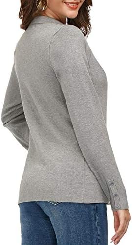 Women's Long Sleeve Casual Blazer Work Office Bussiness Jack...