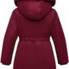 Girl's Long Coat Waterproof Winter Kids Outerwear Warm Parka...