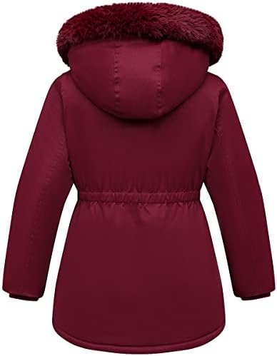 Girl's Long Coat Waterproof Winter Kids Outerwear Warm Parka...