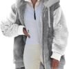 Oversized Fuzzy Fleece Jackets For Women Fashion 2023 Color ...