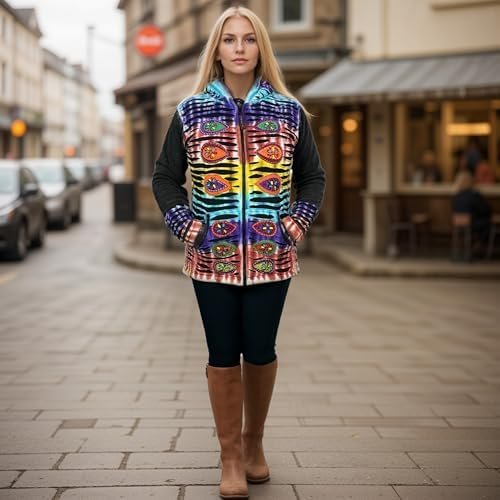 Agan Traders 2025 Spring Bohemian Gypsy Hippie Patchwork Fal...