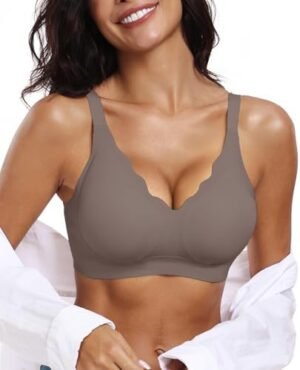 OEAK Womens Comfortable Wireless Bras Push Up Seamless Brale... OEAK Womens Comfortable Wireless Bras Push Up Seamless Brale...