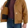 Carhartt Men's J140 Loose Fit Firm Duck Insulated Flannel-Li...