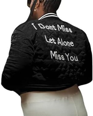 Women's Baseball Varsity Jacket Cropped Bomber Quilted Jacke... Women's Baseball Varsity Jacket Cropped Bomber Quilted Jacke...