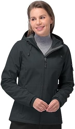 33,000ft Women's Softshell Jacket, Fleece Lined Warm Jacket ... 33,000ft Women's Softshell Jacket, Fleece Lined Warm Jacket ...