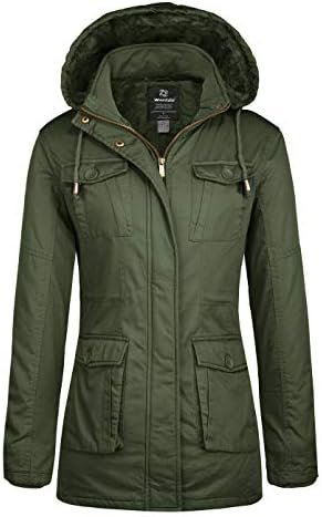 wantdo Women's Winter Parka Coat Sherpa Lined Warm Cotton Ja... wantdo Women's Winter Parka Coat Sherpa Lined Warm Cotton Ja...