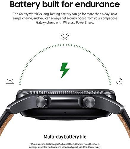 Samsung Galaxy Watch 3 (45mm, GPS, Bluetooth) Smart Watch wi...