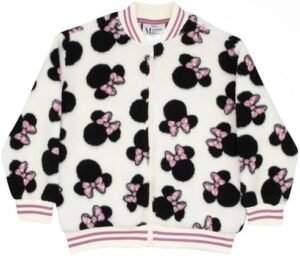 Disney Lilo & Stitch, Minnie Mouse Girls Fleece Varsity Jack... Disney Lilo & Stitch, Minnie Mouse Girls Fleece Varsity Jack...