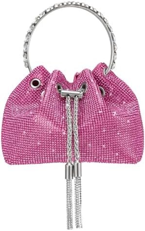 SWEETV Women's Rhinestone Bucket Bag Sparkly Sequin Evening ... SWEETV Women's Rhinestone Bucket Bag Sparkly Sequin Evening ...
