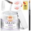 SAVILAND Builder Nail Gel Kit - 60g Clear Nail Extension Gel...