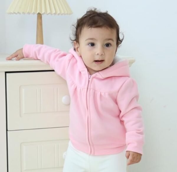 Baby Girls Boys Warm Adorable Hooded Zip Coat for Fall Sprin...