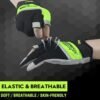 HLDD HANDLANDY Fingerless Work Gloves, Utility Working Glove...