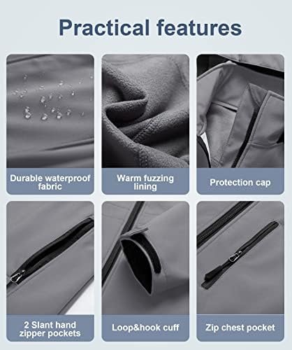 CREATMO US Women's Lightweight Waterproof Long Softshell Tac...