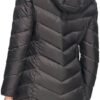 Calvin Klein Women's Everyday Hooded Zip Front Puffer Long S...