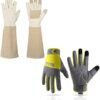 HANDLANDY Bundle - 2 Pairs: Rose Pruning Long Gardening Glov...