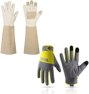 HANDLANDY Bundle - 2 Pairs: Rose Pruning Long Gardening Glov... HANDLANDY Bundle - 2 Pairs: Rose Pruning Long Gardening Glov...