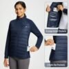 BALEAF Women's Lightweight Warm Jacket Running Insulated Wat...