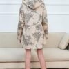 BINPAW Girl's Hooded Trench Coat