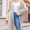 Saodimallsu Womens Long Cardigan Sweaters Chunky Open Front ...