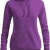 CLOVERY Women's Solid Hoodie Pocket Long Sleeve Hoodie