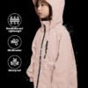 Rolanko Girls Waterproof Hooded Jacket Lightweight Raincoats...