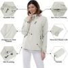 Outdoor Ventures Packable Rain Jacket Women Lightweight Wate...