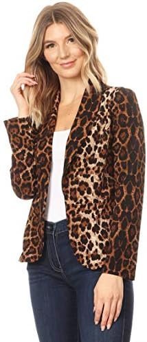 Women's Solid Basic Casual Long Sleeves Work Office Outerwea...