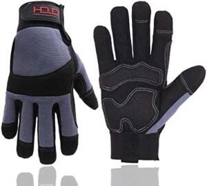 HANDLANDY Hi-vis Reflective Work Gloves, Anti Vibration Safe... HANDLANDY Hi-vis Reflective Work Gloves, Anti Vibration Safe...