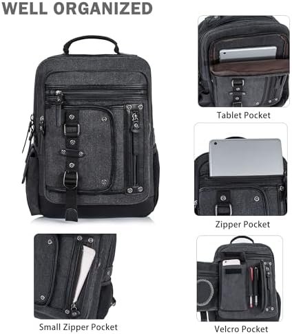 Schkleier Messenger Bag for Men Canvas Sling Bag Crossbody B...