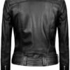 Blingsoul Leather Jacket Women - Real Lambskin Leather Asymm...