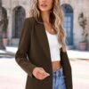 PRETTYGARDEN Women's Spring Fall Business Casual Blazers Lon...