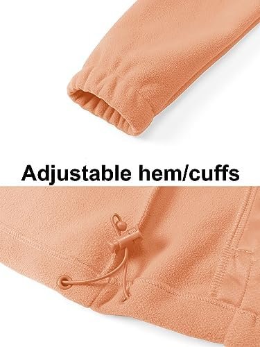 TACVASEN Women's Soft Fleece Jacket Lightweight Full Zip Swe...