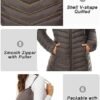 ANOTHER CHOICE Women Puffer Jacket Hooded Warm Lightweight P...