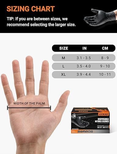 10 Mil Nitrile Gloves HEAVY DUTY Disposable Gloves Industria...