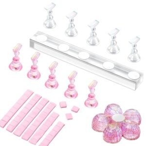 Makartt Nail Stand for Press On Nails Display Practice Art Makartt Nail Stand for Press On Nails Display Practice Art M...
