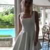 Simple Short Wedding Dresses for Bride 2025 Elegant Off The ...