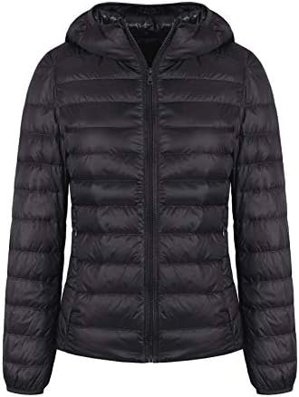 Valennia Women's Short Down Coat Packable Puffer Jacket With...