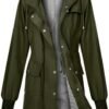 PITINAN Rain Jackets For Women Waterproof Rain Coats with Ho...