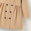 SOLY HUX Toddler Girl's Double Breasted Long Sleeve Trench C...