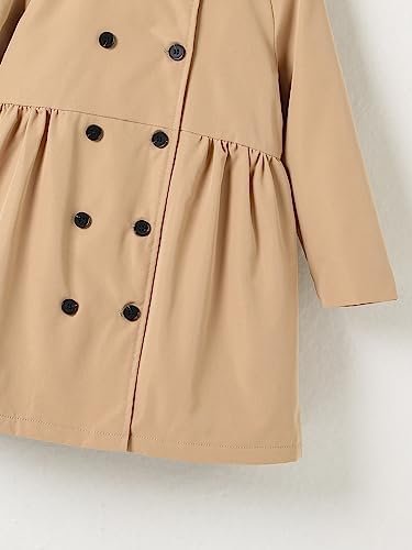 SOLY HUX Toddler Girl's Double Breasted Long Sleeve Trench C...