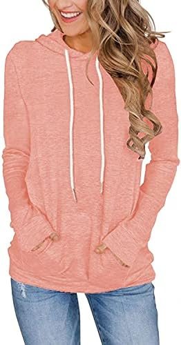 Women's Long Sleeve Hoodies Tops Lightweight Hooded Sweatshi... Women's Long Sleeve Hoodies Tops Lightweight Hooded Sweatshi...