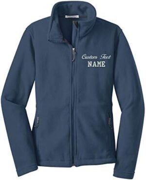 INK STITCH Women L217 Custom Stitching Embroidery Fleece Jac... INK STITCH Women L217 Custom Stitching Embroidery Fleece Jac...