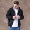 Hoodies for Men Full Zip Up Fleece Warm Jackets Thick Coats ...