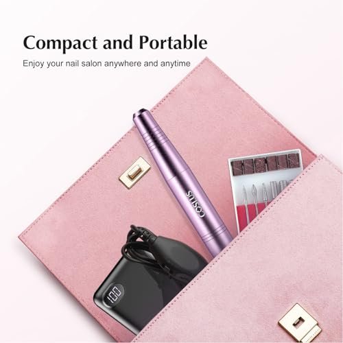 COSLUS Electric Nail Drill File Professional: for Acrylic Ge...