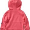 Carhartt Girls' Long-Sleeve Half-Zip Hooded Sweatshirt
